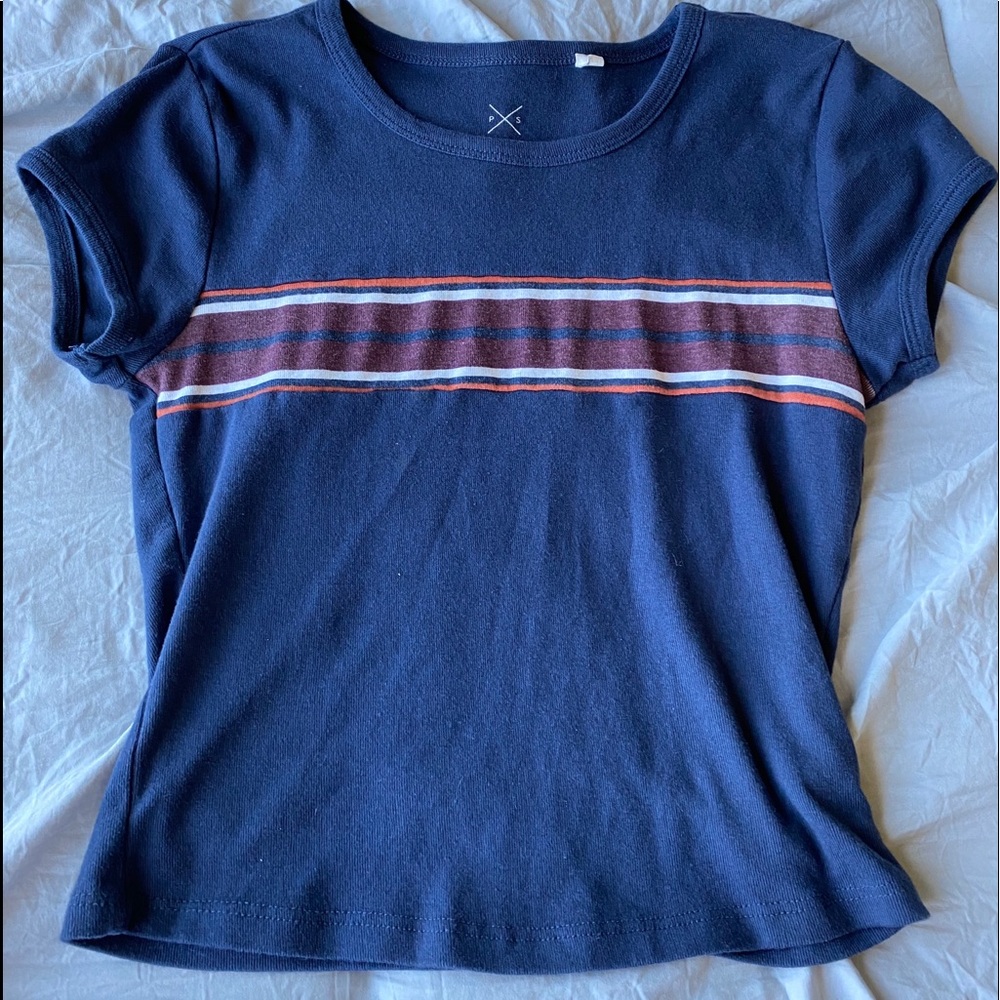 pacsun navy crop top!